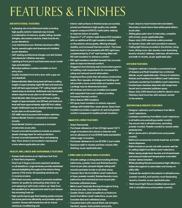 Features