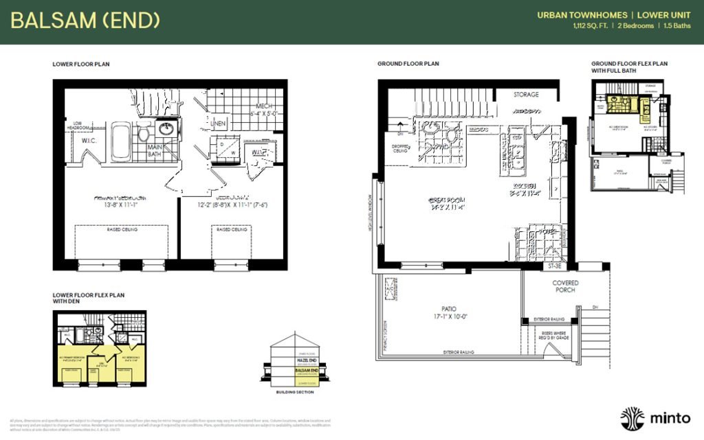 The Heights of Harmony - BALSAM end - Floor Plan