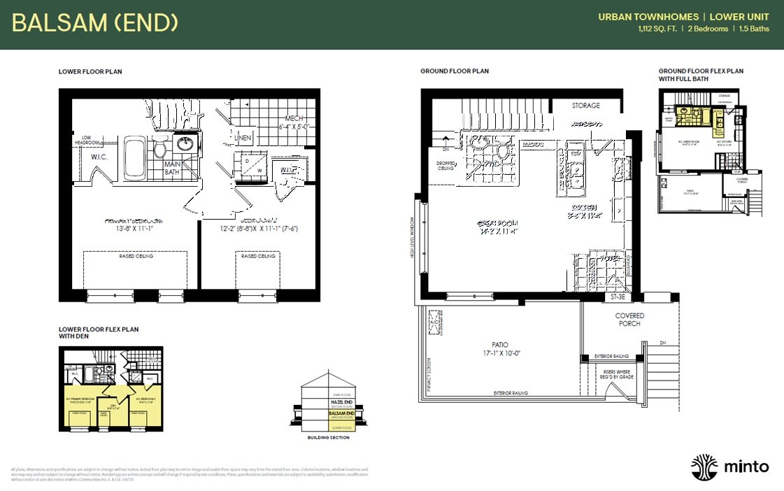 The Heights of Harmony - BALSAM end - Floor Plan