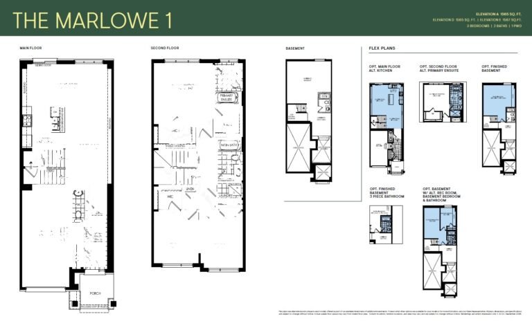 Traditional Townhomes Floor Plan